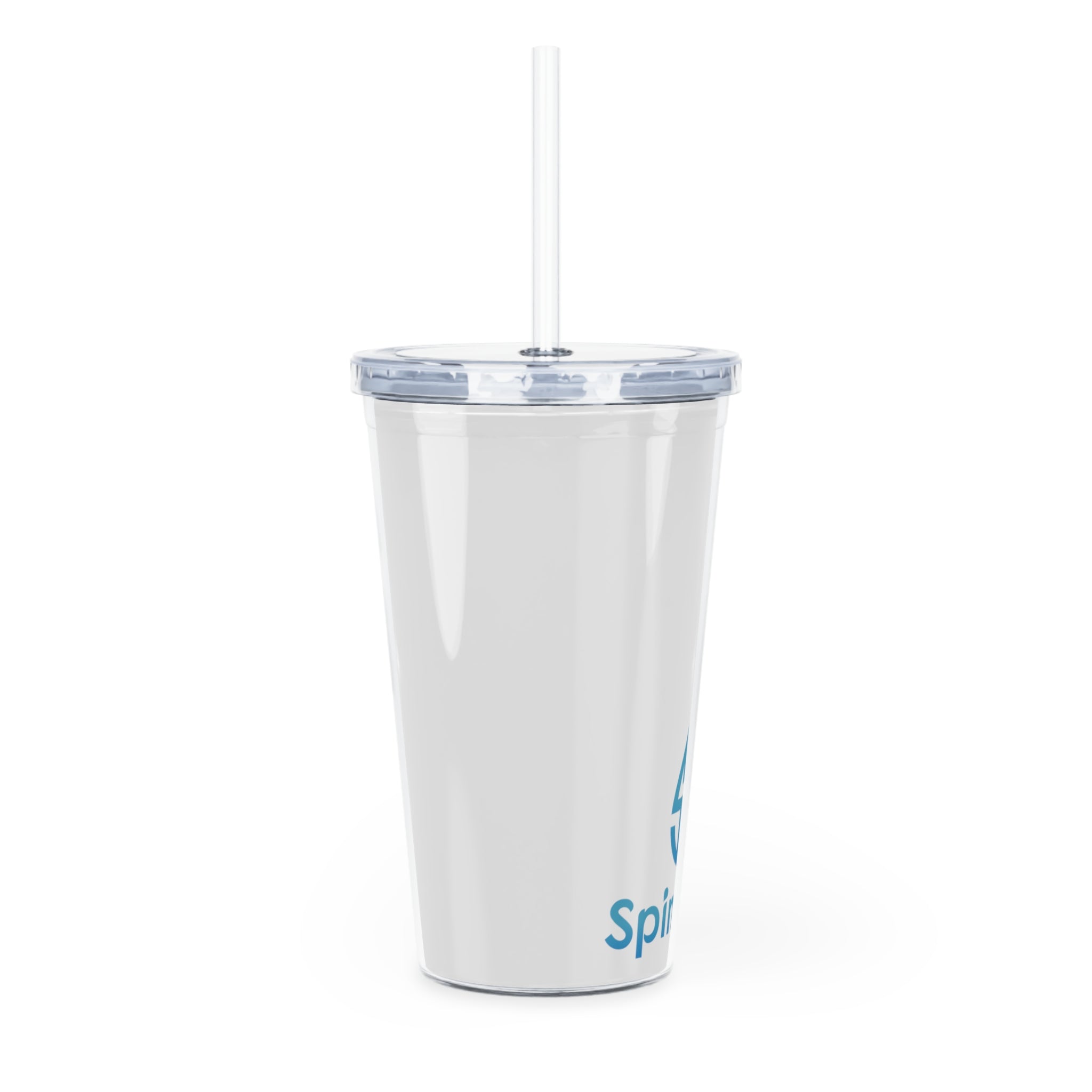 20 oz Plastic Tumbler with Straw