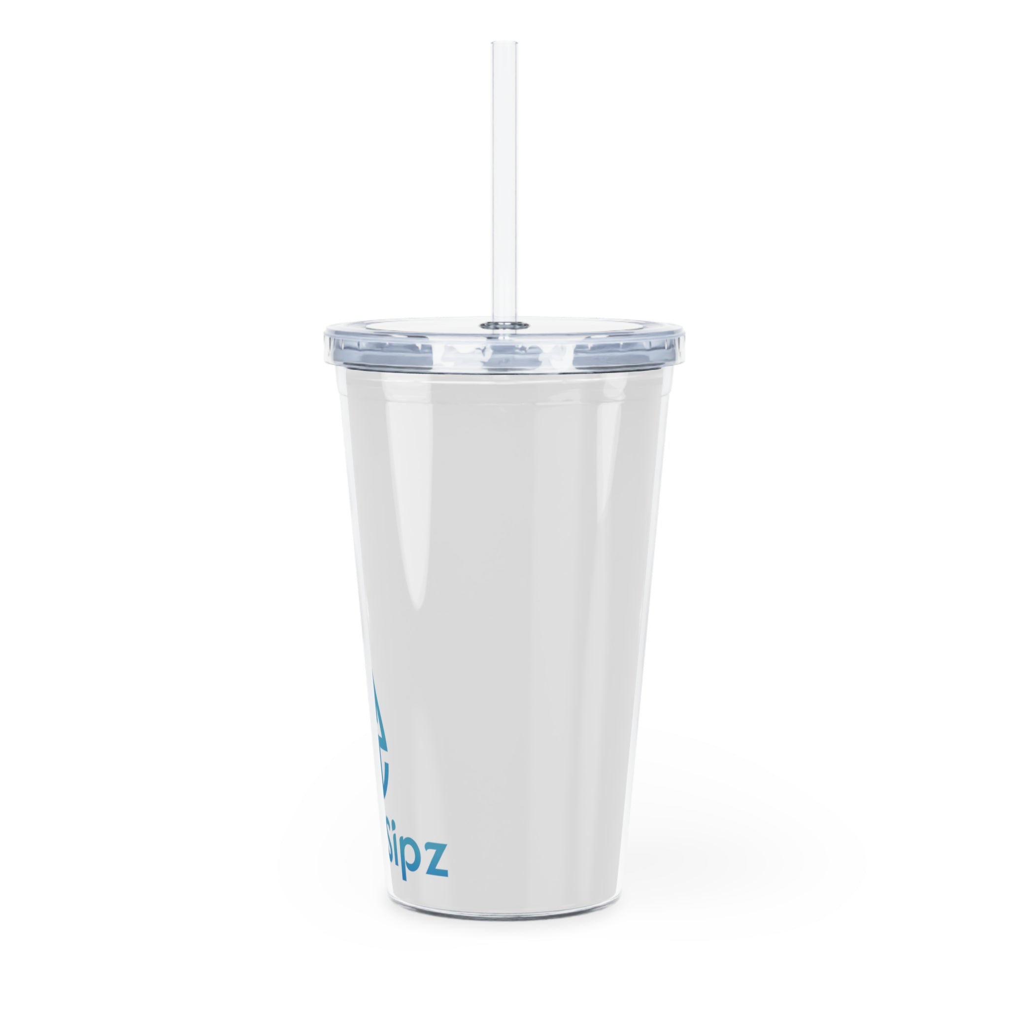 20 oz Plastic Tumbler with Straw